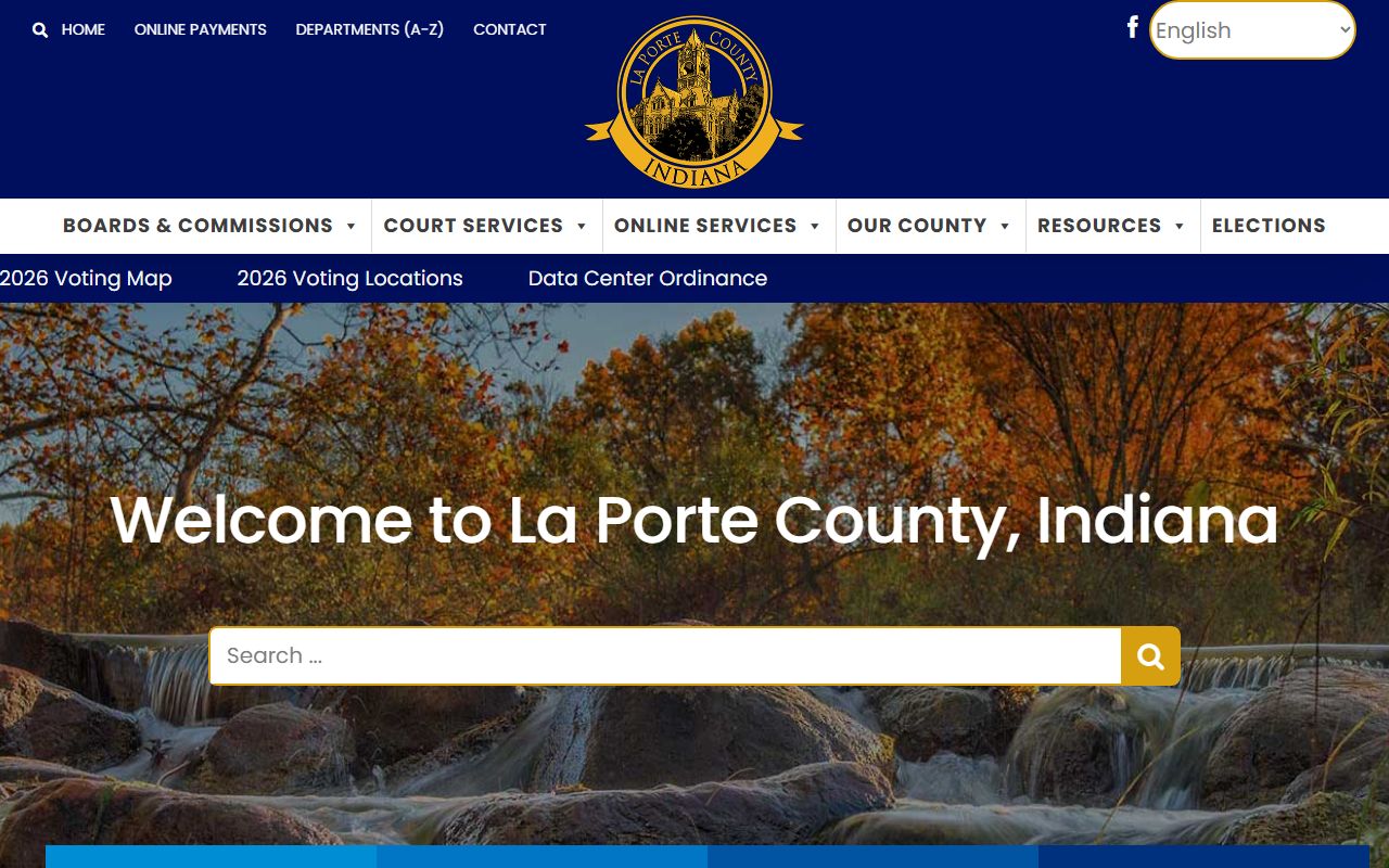 LaPorte County court records government website